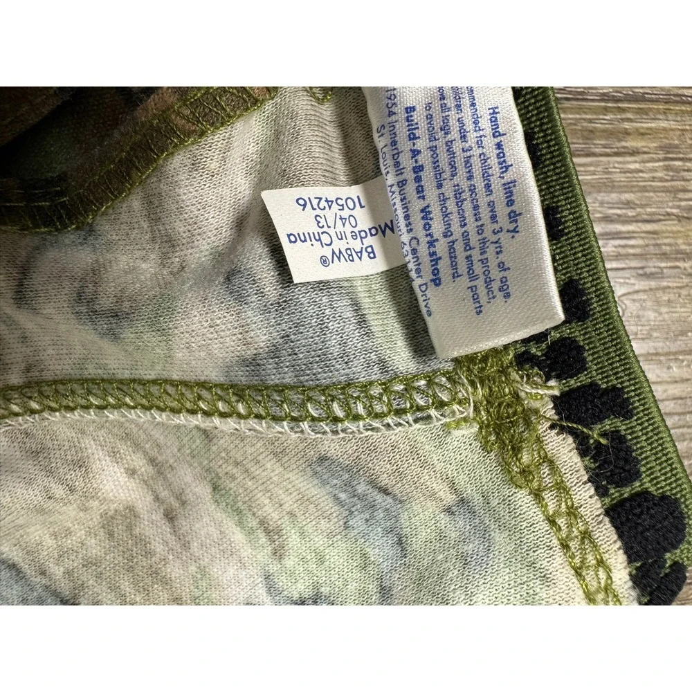 Build-A-Bear Workshop Camouflage Bearboxer Briefs Plush Accessory Green Camo
